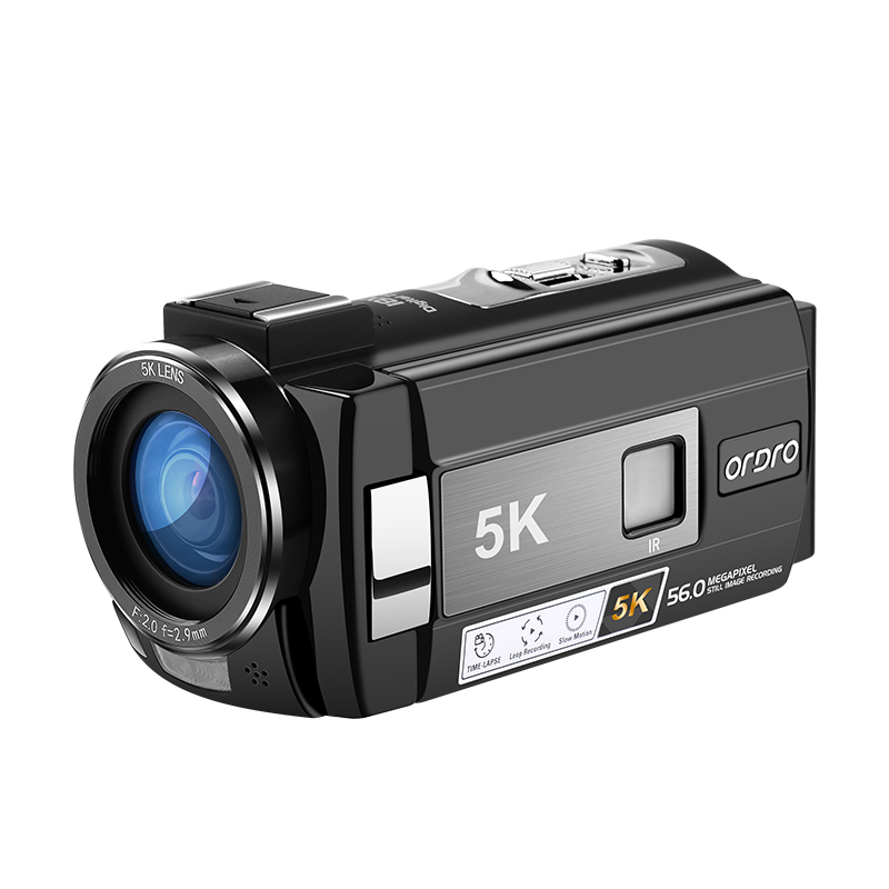 欧达AE20高清数码摄像机5K长续航会议记录4K录像机婚庆短视频拍摄
