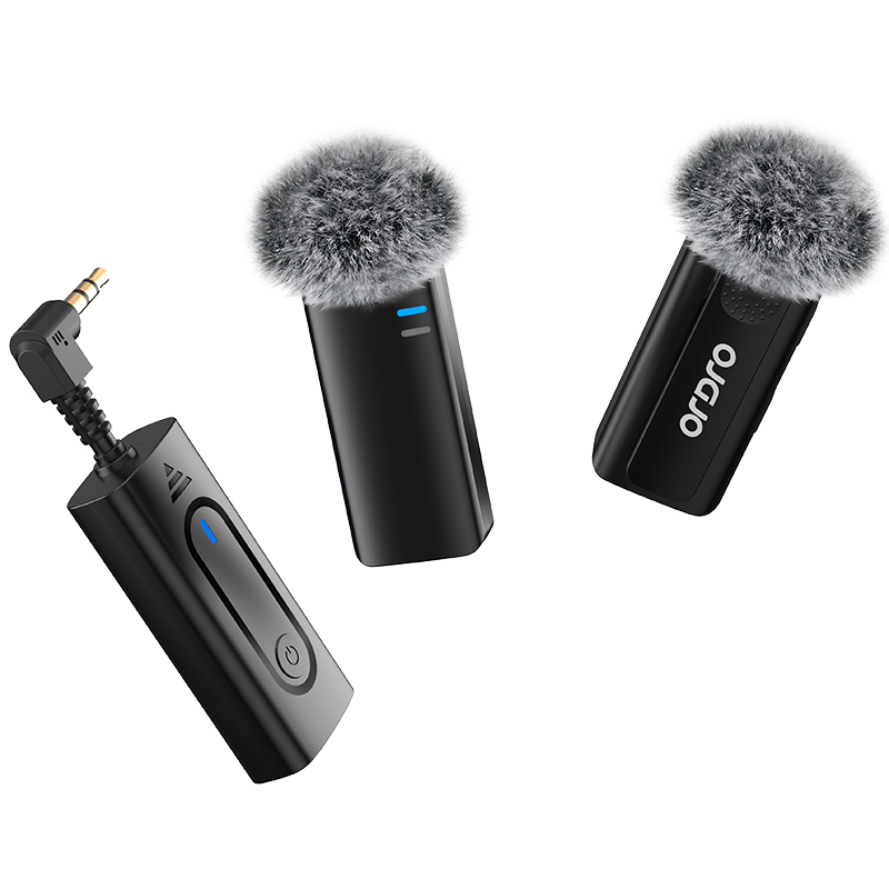 欧达PWM-5无线收音麦克风降噪领夹麦直播收音配件视频录制原声麦